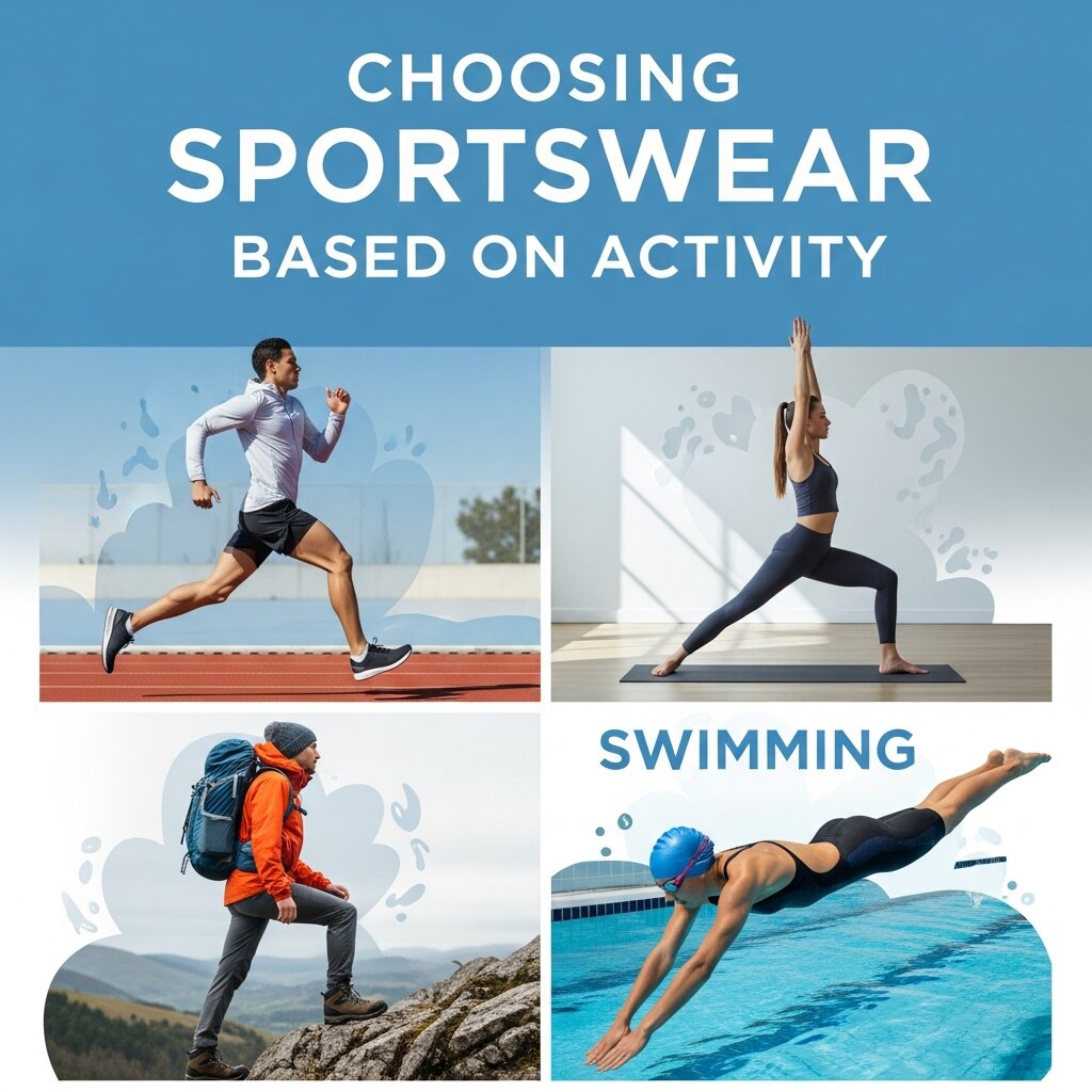 Choosing Sportswear Based on Activity
