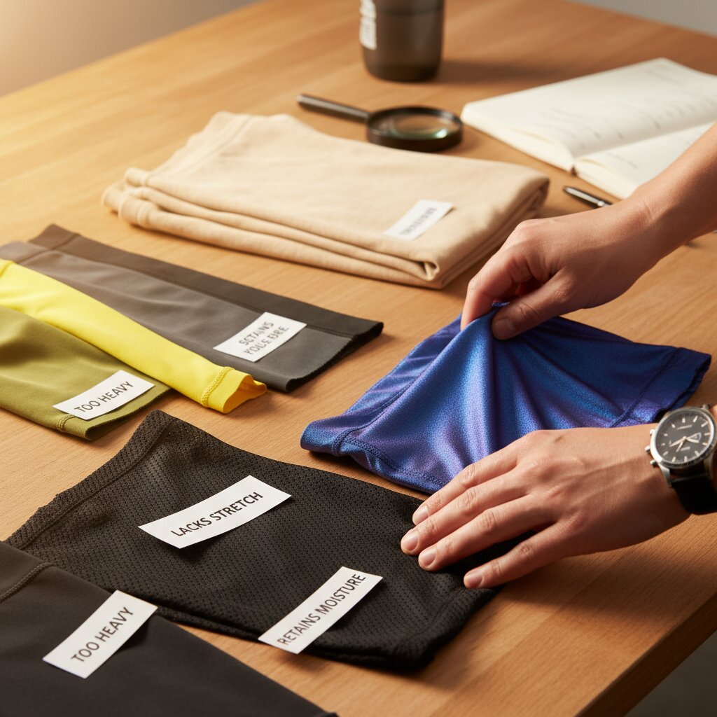 Common Mistakes to Avoid When Selecting Sportswear Materials